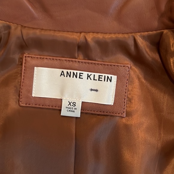 Anne Klein Leather Coat - Picture 10 of 10